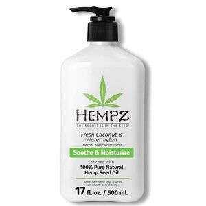 Hempz Fresh Coconut & Watermelon Moisturizer, 17 Oz.